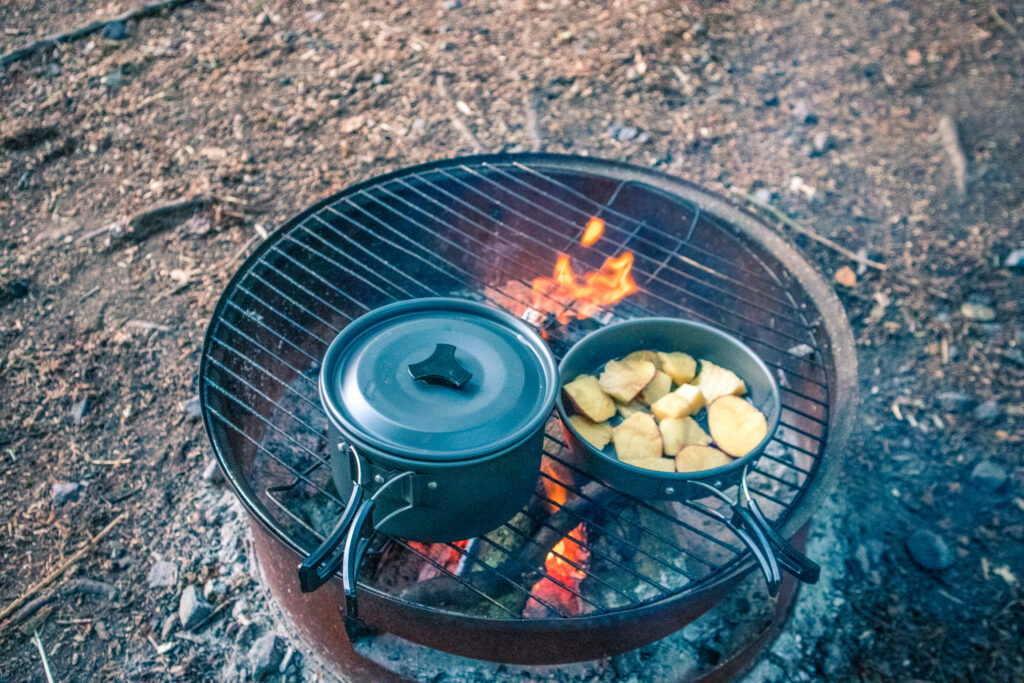 camping cooking - One Epic Road Trip Blog